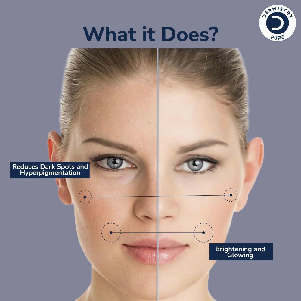Dermistry Pure 16% Vitamin C 1% Alpha Arbutin Skin Light Bright Glowing Spot Corrector Face Serum