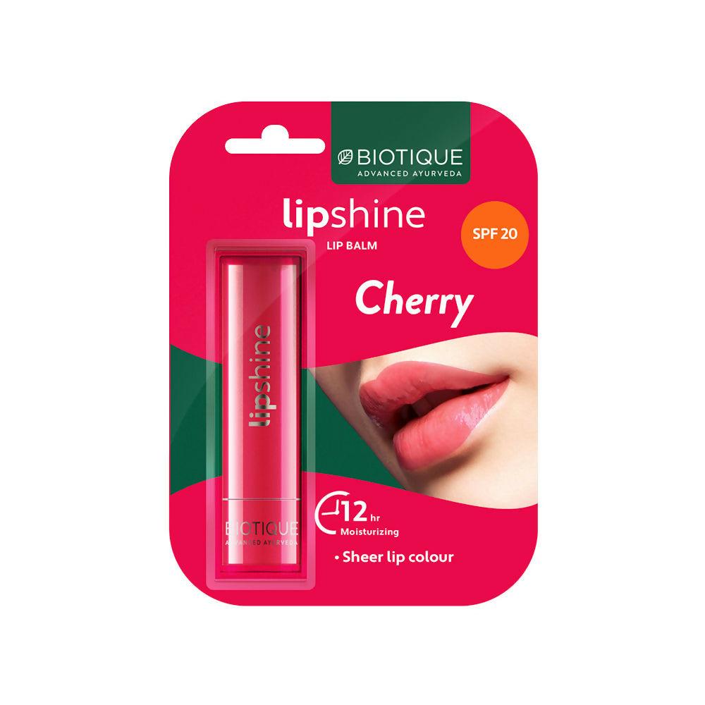Biotique Lipshine Lip Balm SPF 20 - Merry Cherry