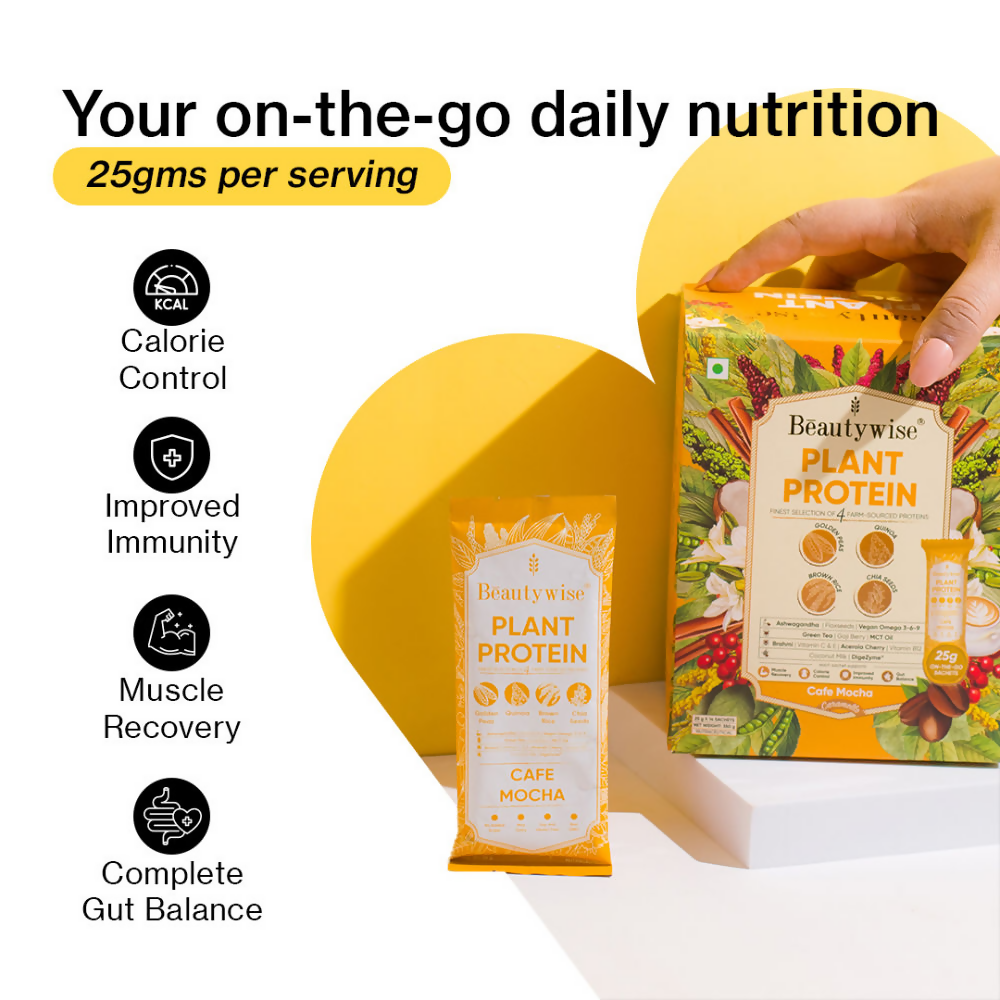 Beautywise Plant Protein Powder - Cafe Mocha