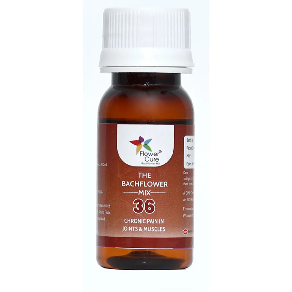 Bach Flower Mix 36 Chronic Pain In Joints Muscles Drop