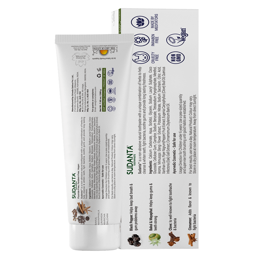 Sudanta Toothpaste - Pack of 2