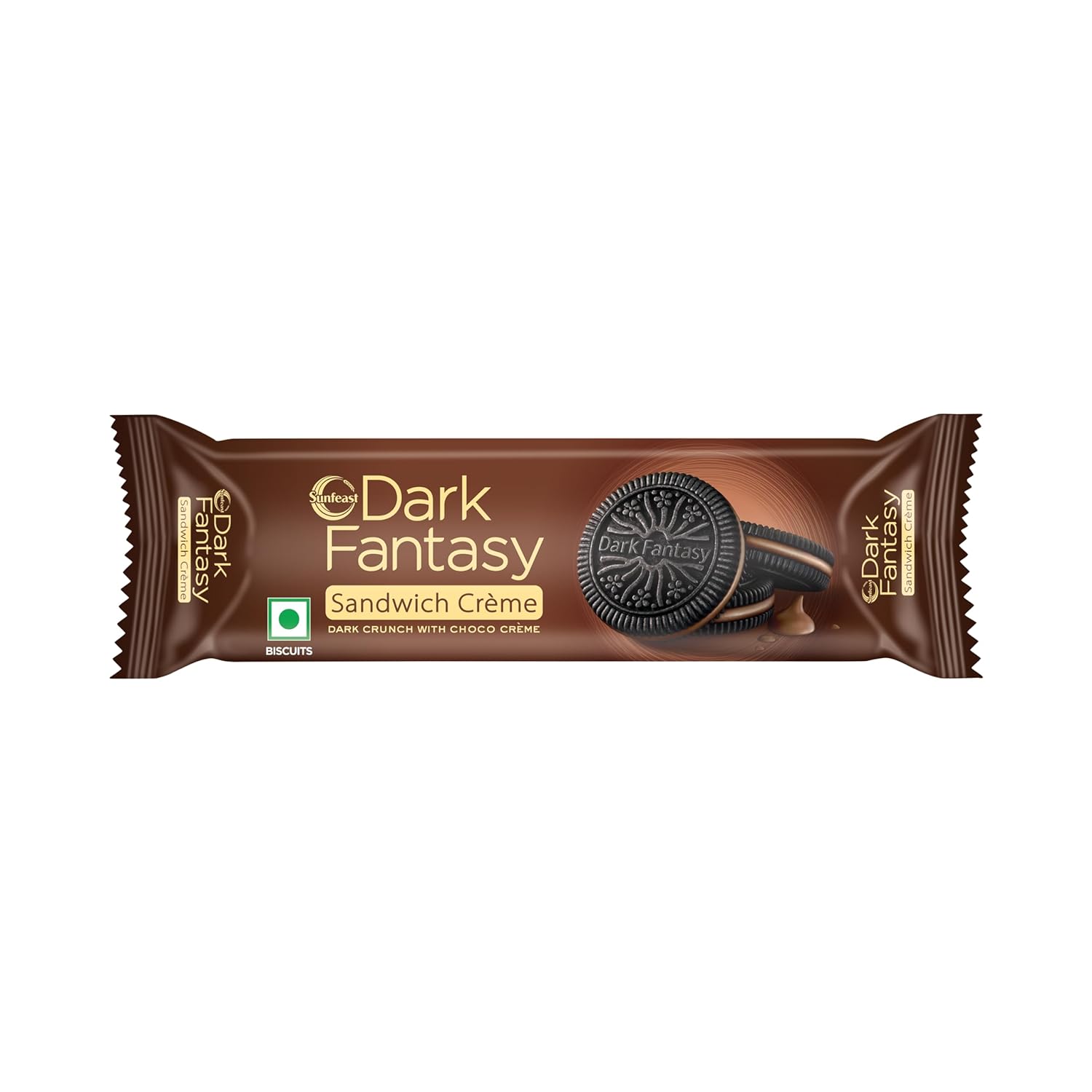 Sunfeast Dark Fantasy Sandwich Creme Dark Crunch With Choco Creme