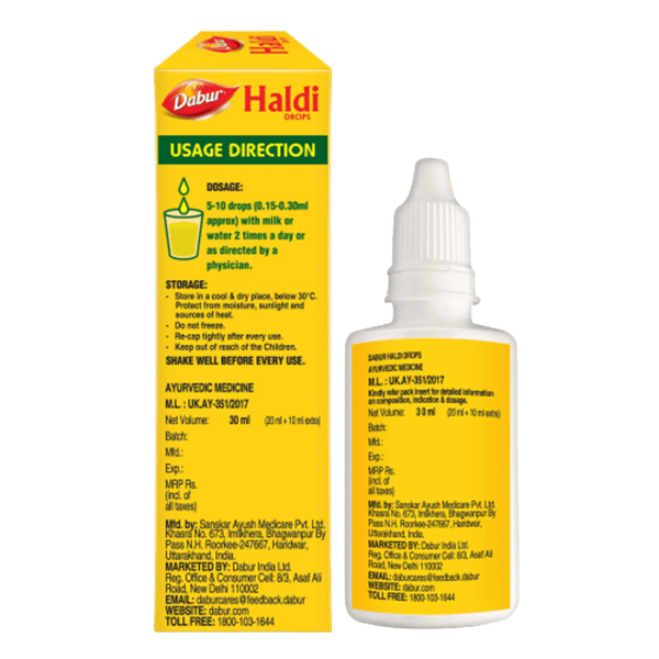 Dabur Haldi Drops Immunity Booster