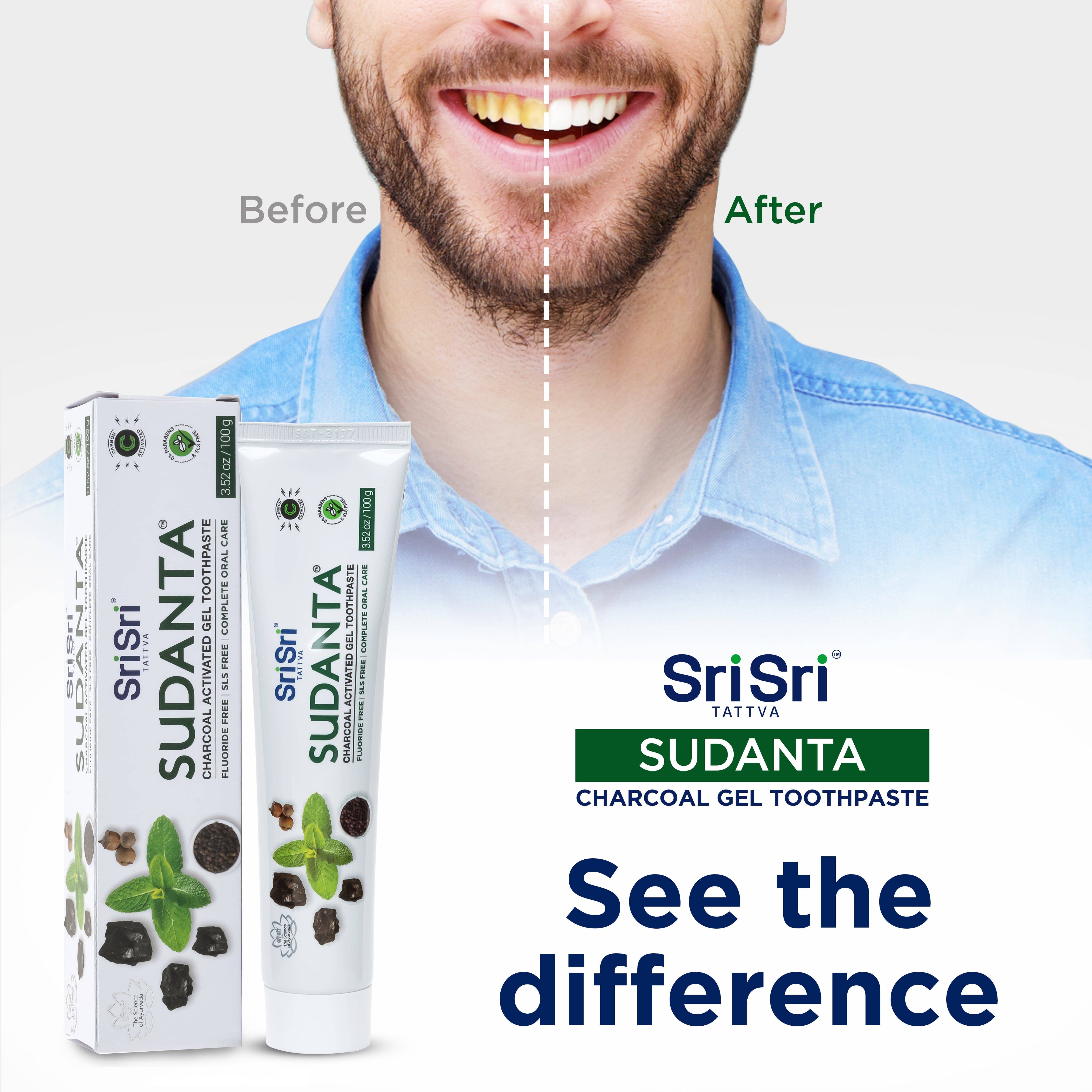 Sudanta Toothpaste Charcoal Gel