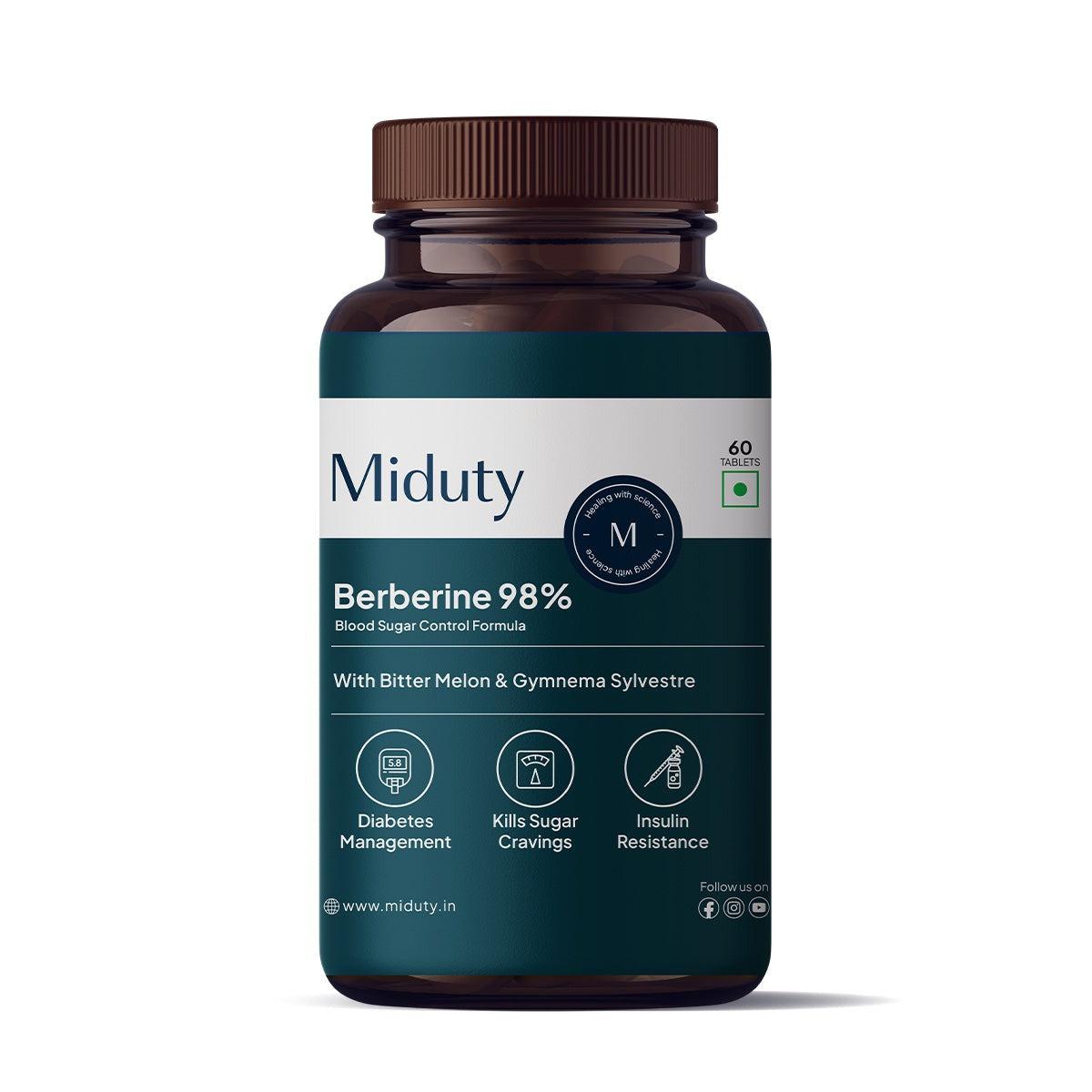 Miduty by Palak Notes Blood Sugar Control Tablets