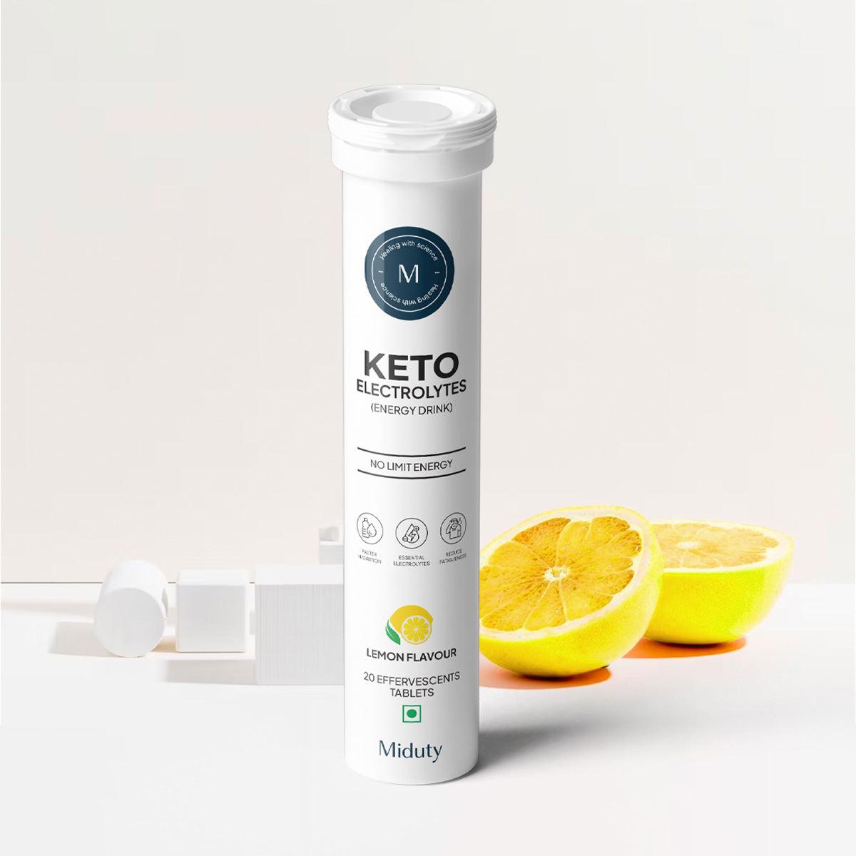 Miduty by Palak Notes Keto Electrolytes Tablets -Adults