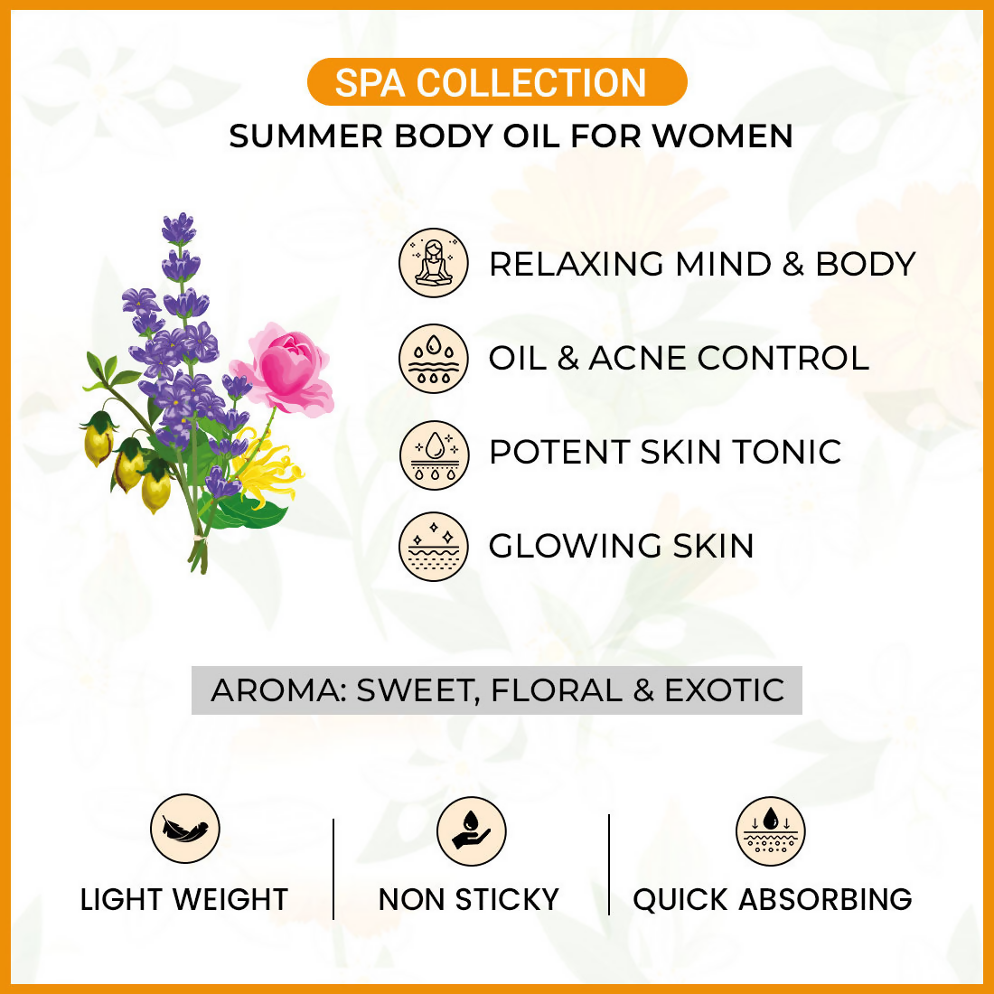 Keya Seth Aromatherapy Relaxing Floral Summer Body Oil