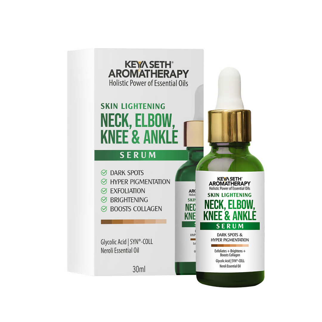Keya Seth Aromatherapy Skin Lightening Neck + Elbow + Knee & Ankle Serums and Essence