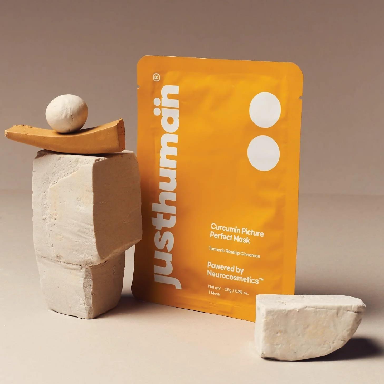 JustHuman Curcumin Picture Perfect Face Mask