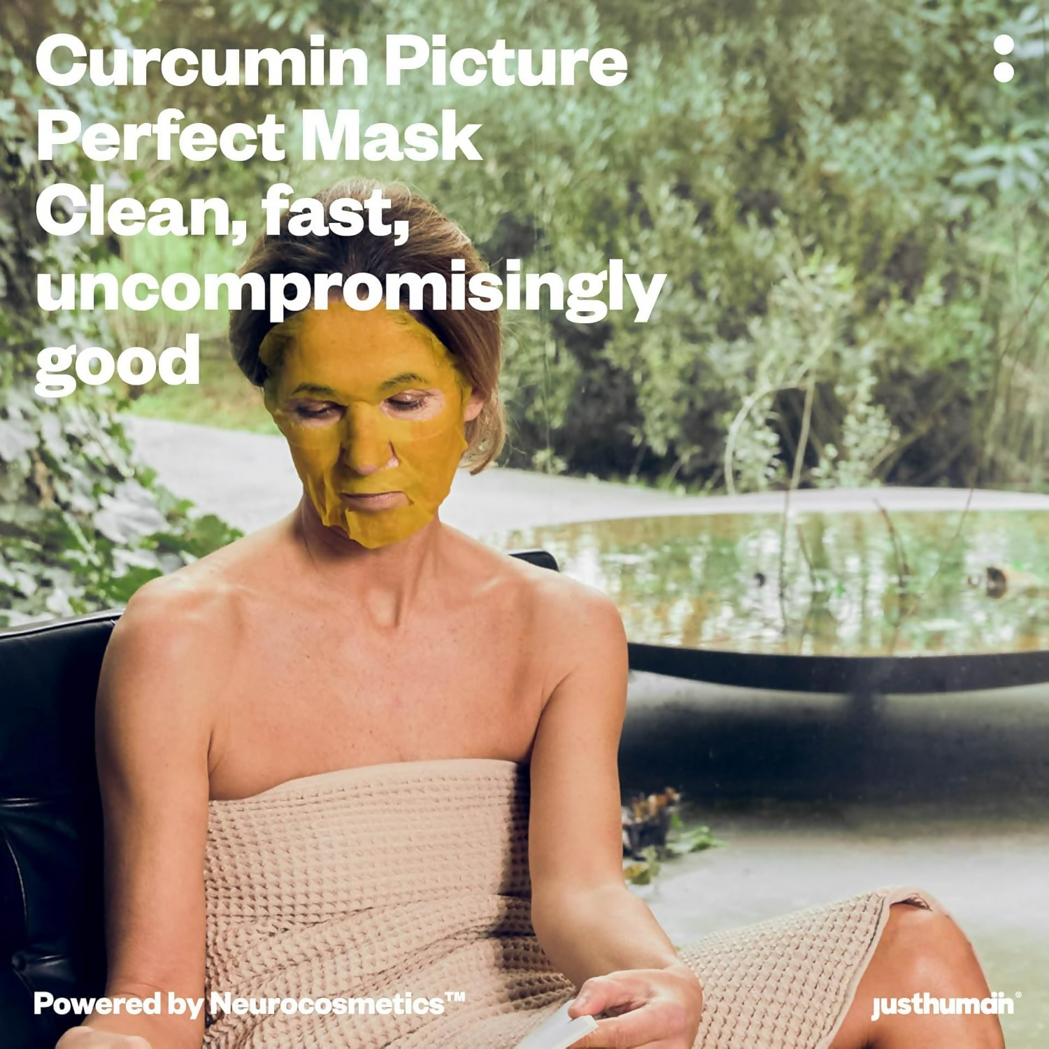JustHuman Curcumin Picture Perfect Face Mask