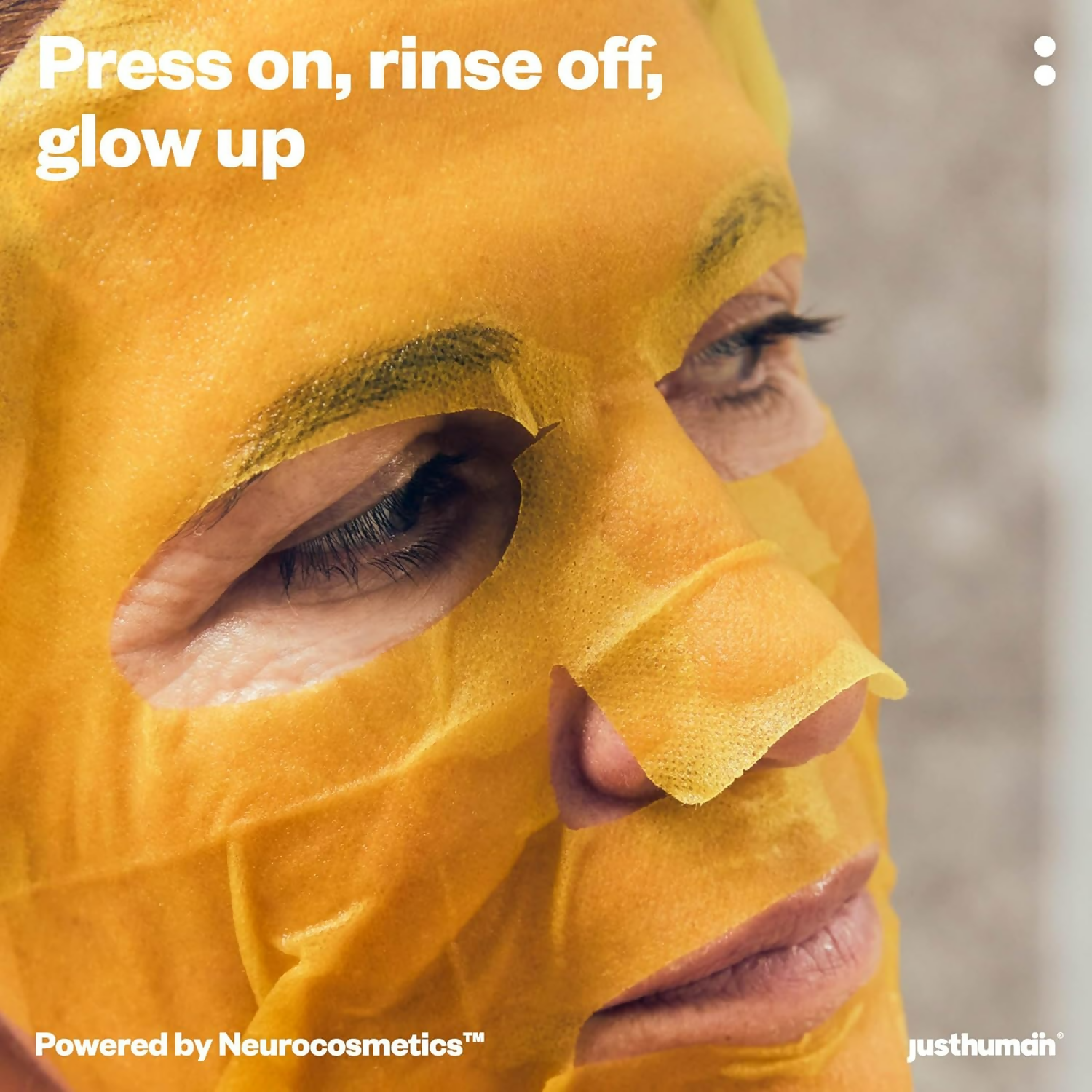 JustHuman Curcumin Picture Perfect Face Mask