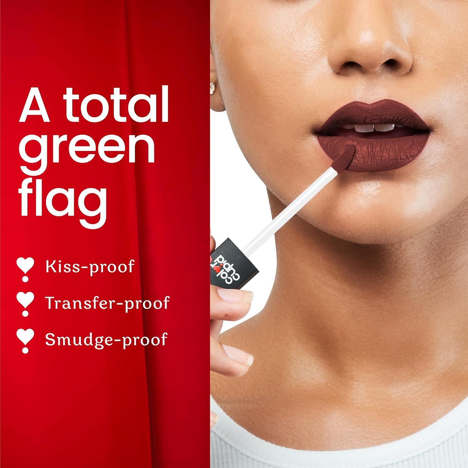 Color Cupid Matte Intense Color 18-Hour Stay Liquid Lipstick - Caramel Sugar