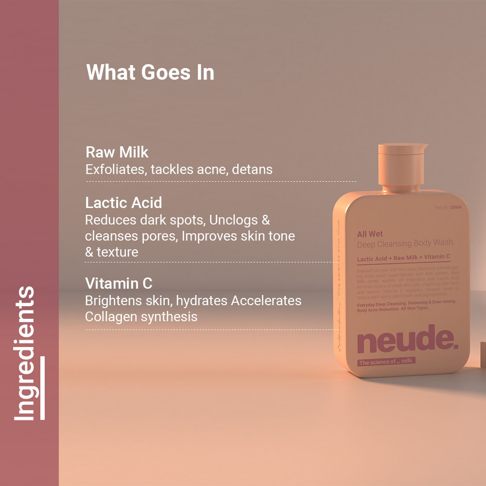 Neude Gentle Daily Body Wash Shower