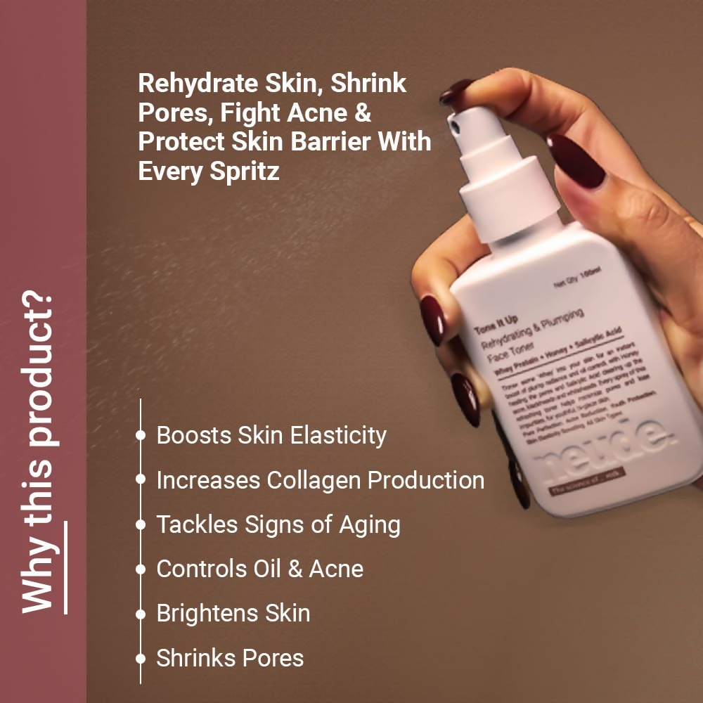 Neude Tone It Up Plumping,Rehydrating Face Toner