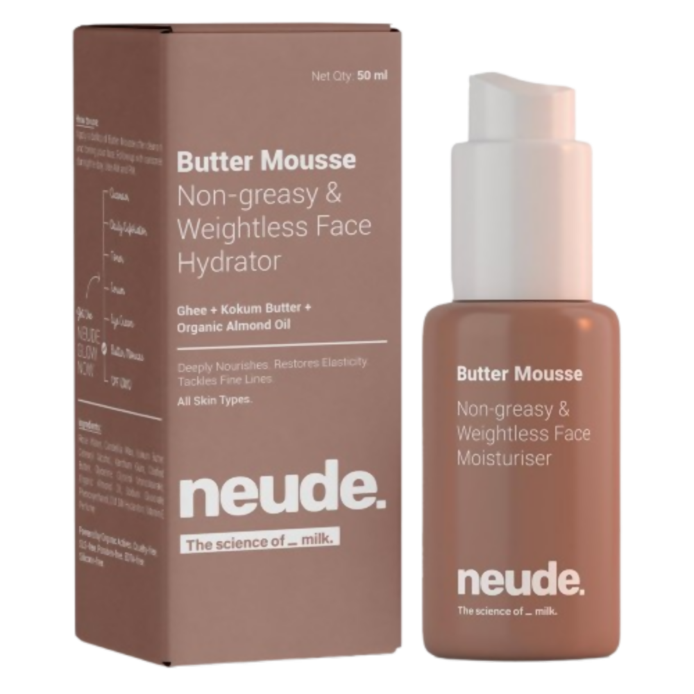 Neude Butter Mousse Face Moisturizer For Men&Women
