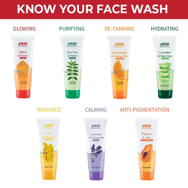 Nykaa Naturals Saffron & Honey Face Wash for Glowing Skin