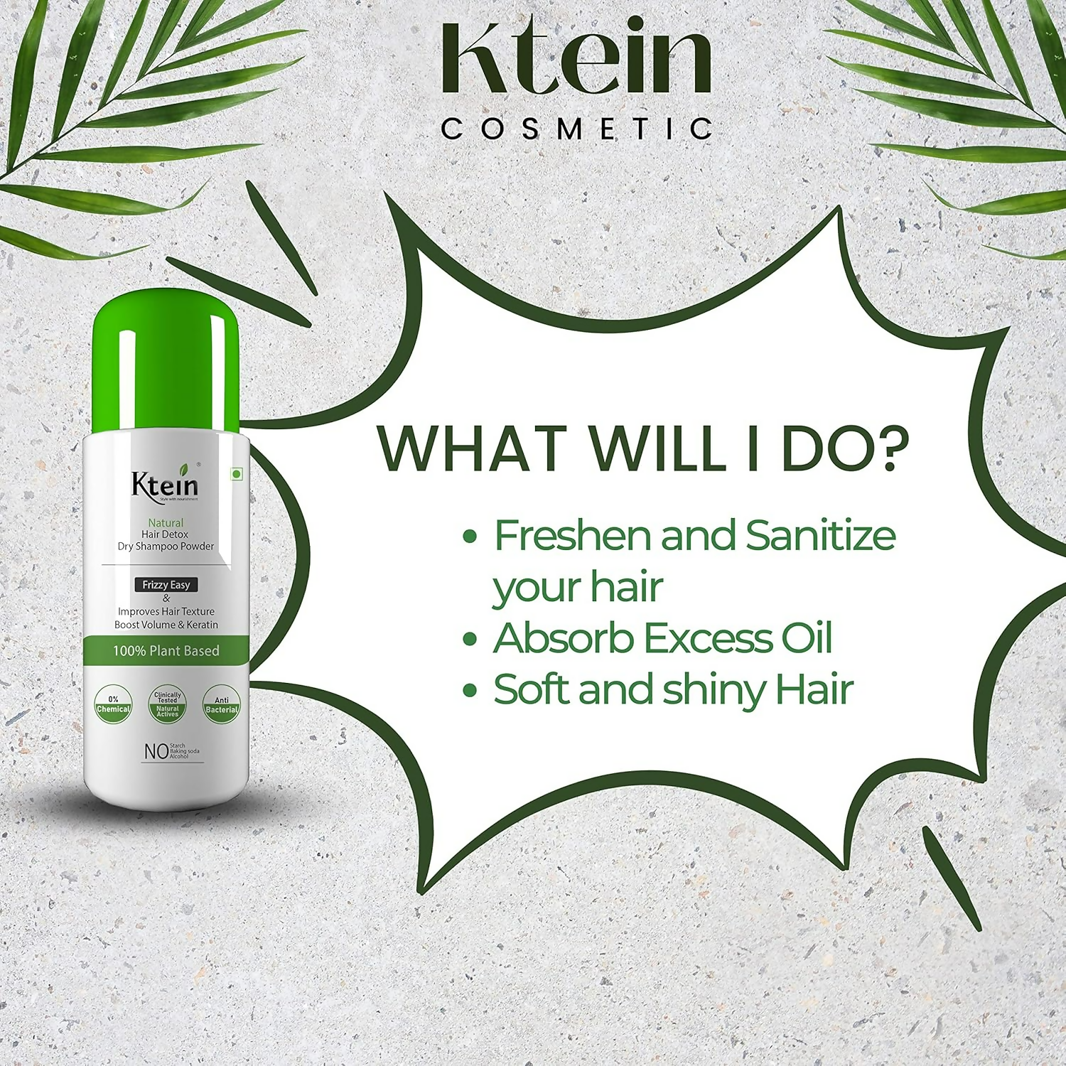 Ktein Natural Detox Dry Shampoo