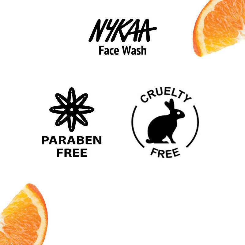 Nykaa Naturals Sandalwood & Orange Peel Face Wash for Tan Removal