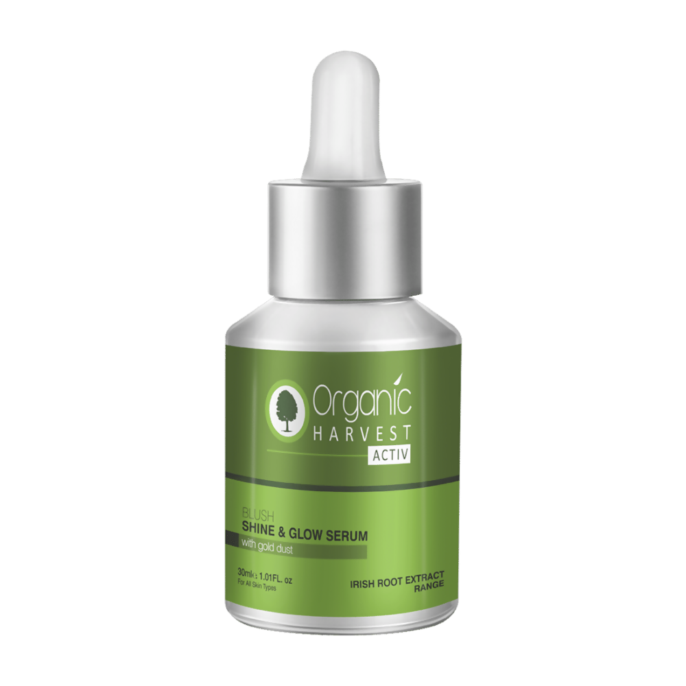 Organic Harvest Activ Blush Shine & Glow Serum With Gold Dust