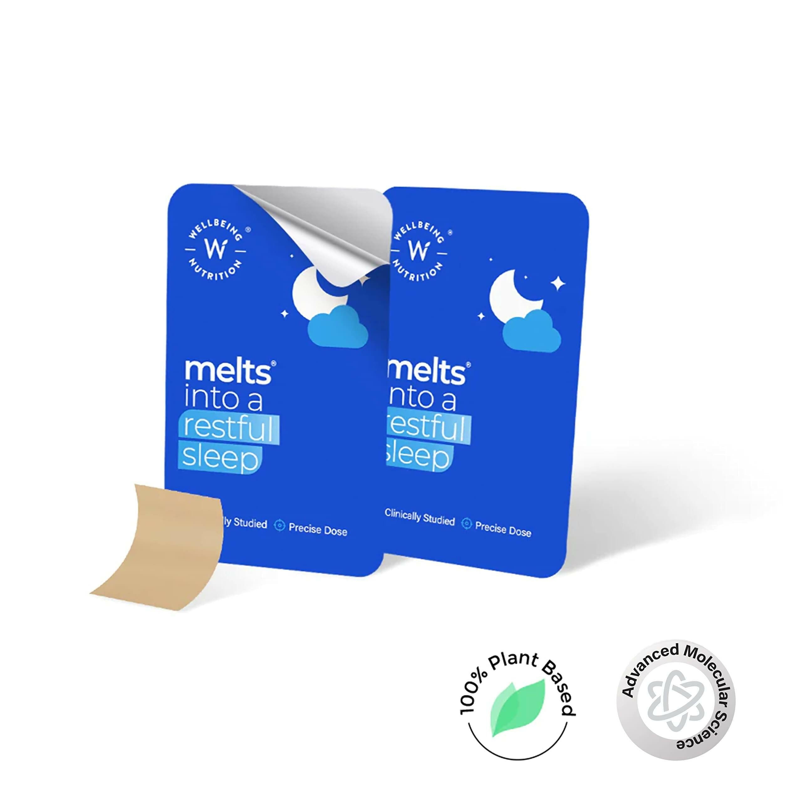 Wellbeing Nutrition Melts Restful Sleep & Instant Energy Oral Strips Combo