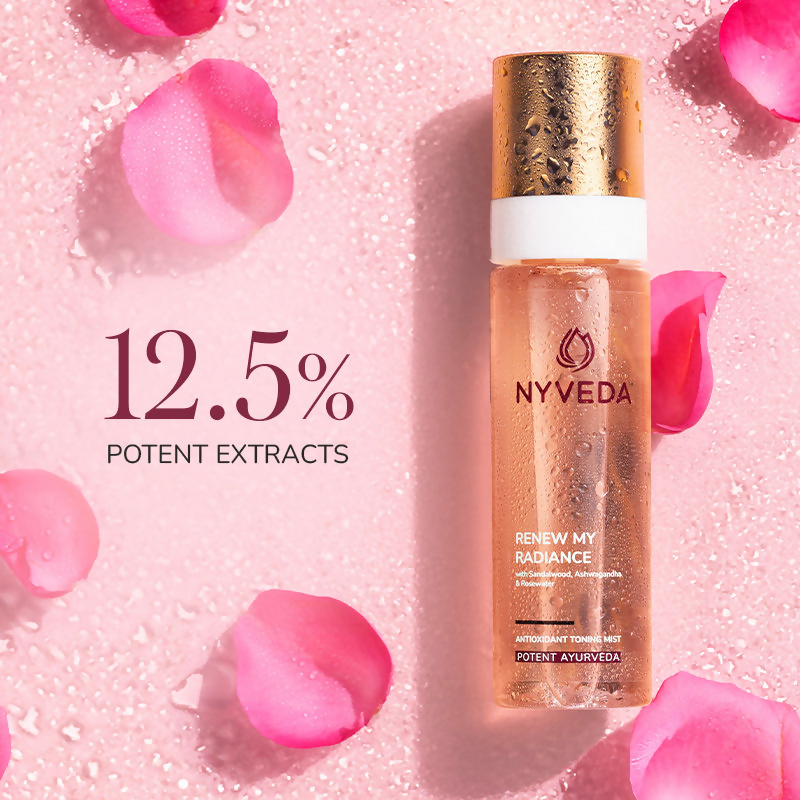 Nyveda Renew My Radiance Antioxidant Toning Mist With Rose Water