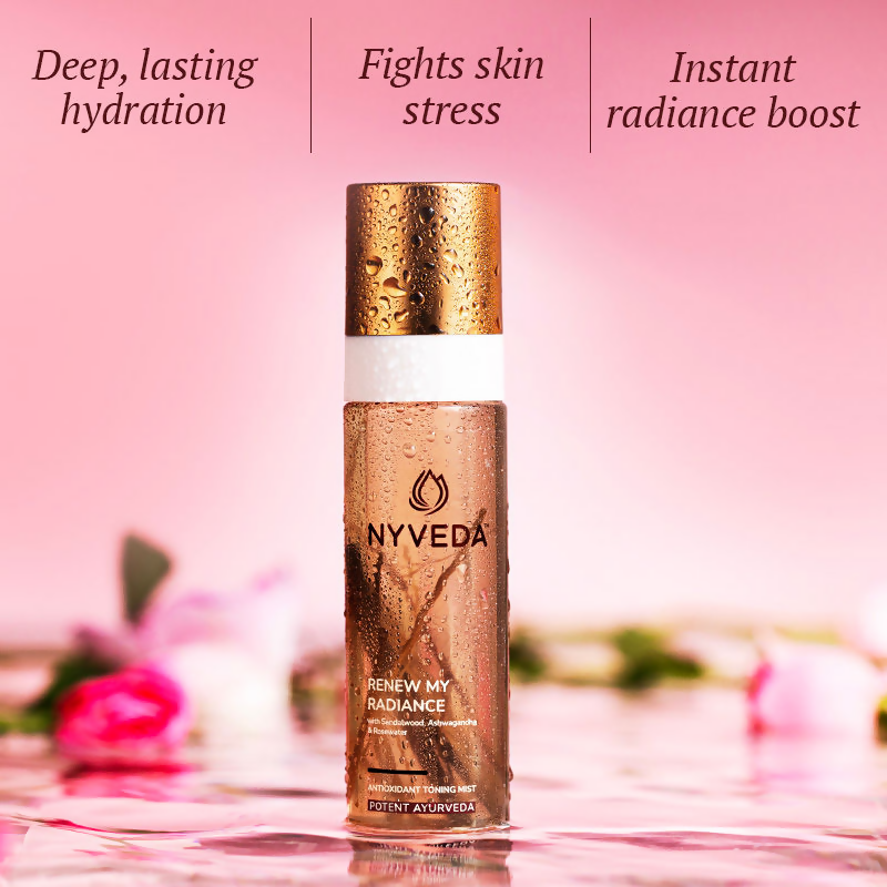 Nyveda Renew My Radiance Antioxidant Toning Mist With Rose Water