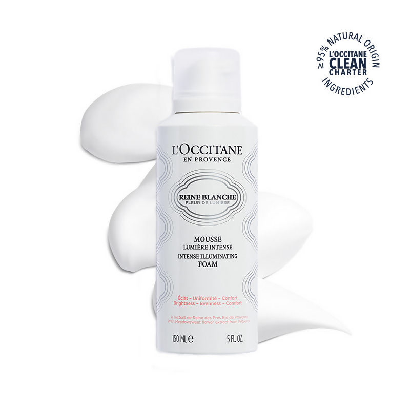 L'Occitane Reine Blanche Intense Illuminating Foam