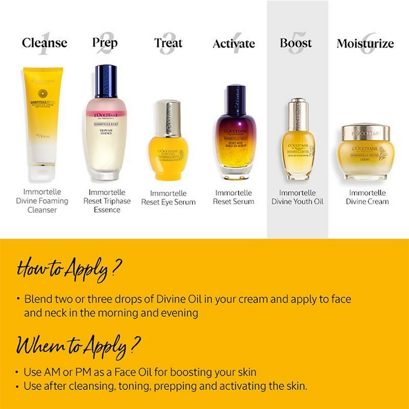 L'Occitane Immortelle Divine Youth Face Oil