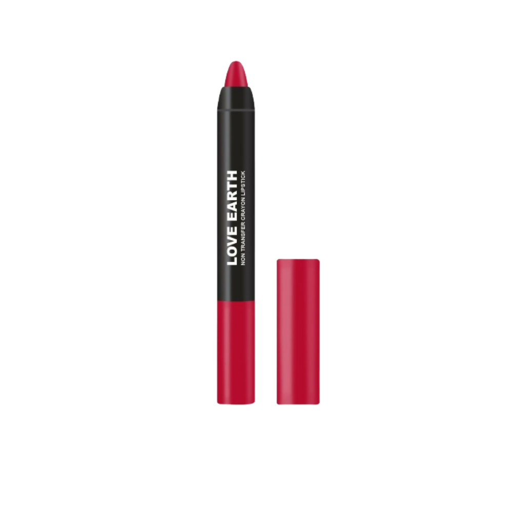 Love Earth Non Transfer Crayon Lipstick-Firewood