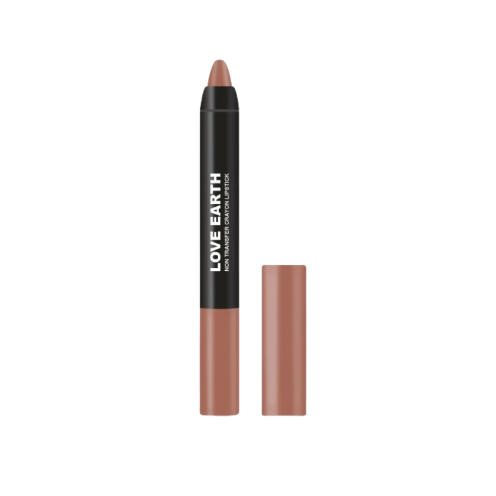Love Earth Non Transfer Crayon Lipstick-Lupin