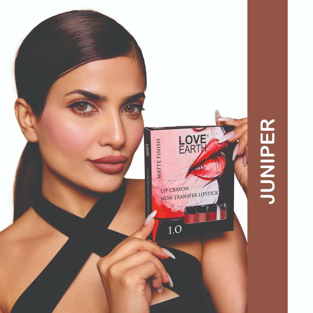 Love Earth Non Transfer Crayon Lipstick-Juniper