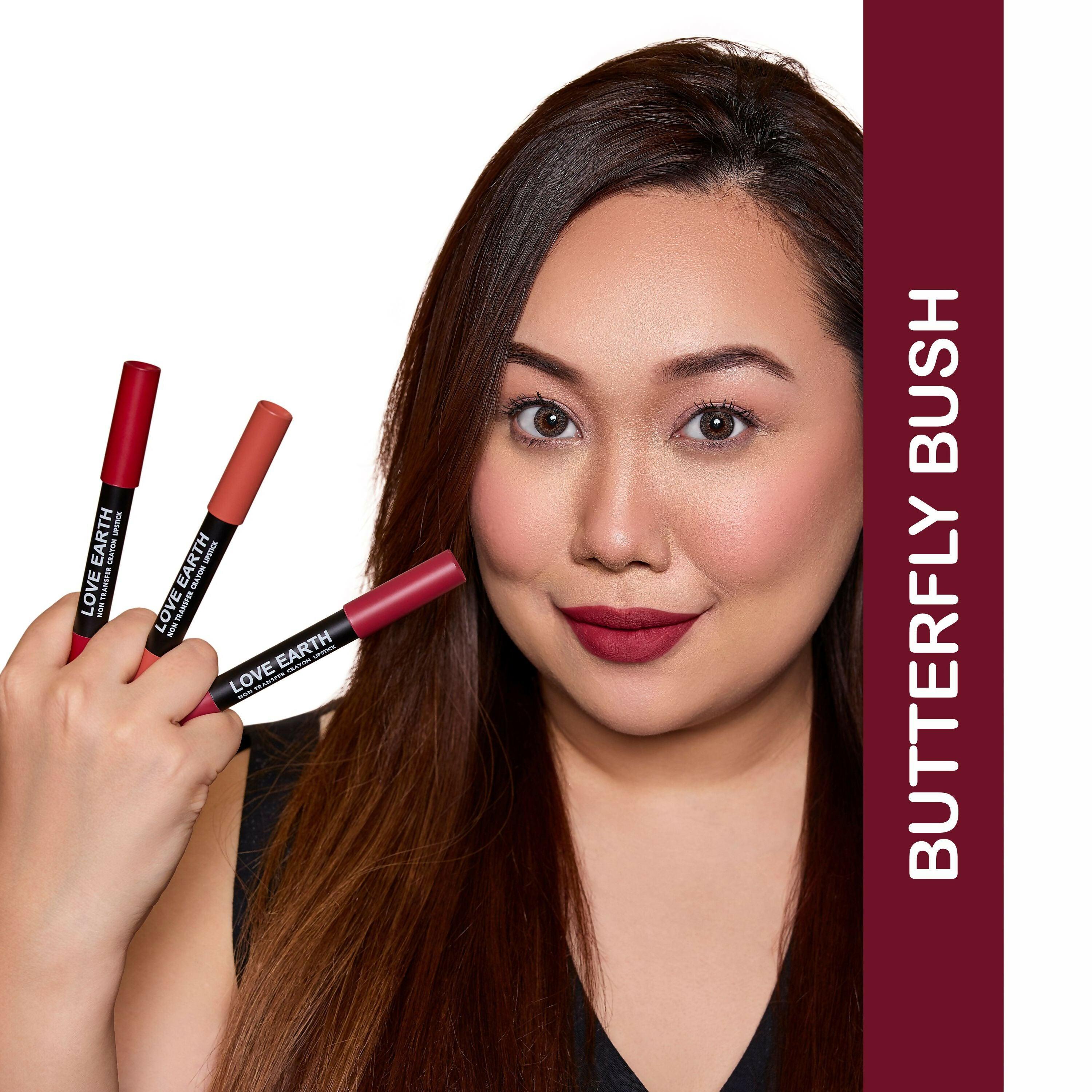Love Earth Non Transfer Crayon Lipstick-Butterfly Bush