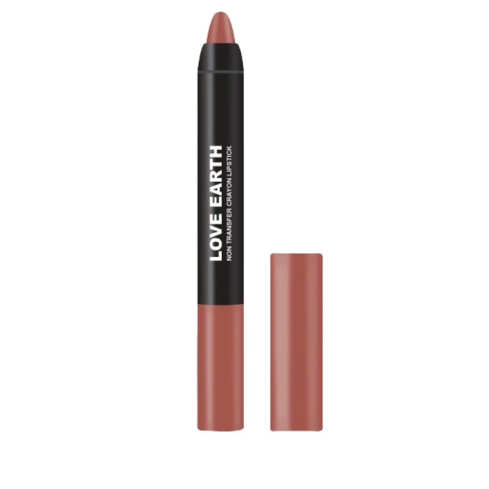 Love Earth Non Transfer Crayon Lipstick-Prunus
