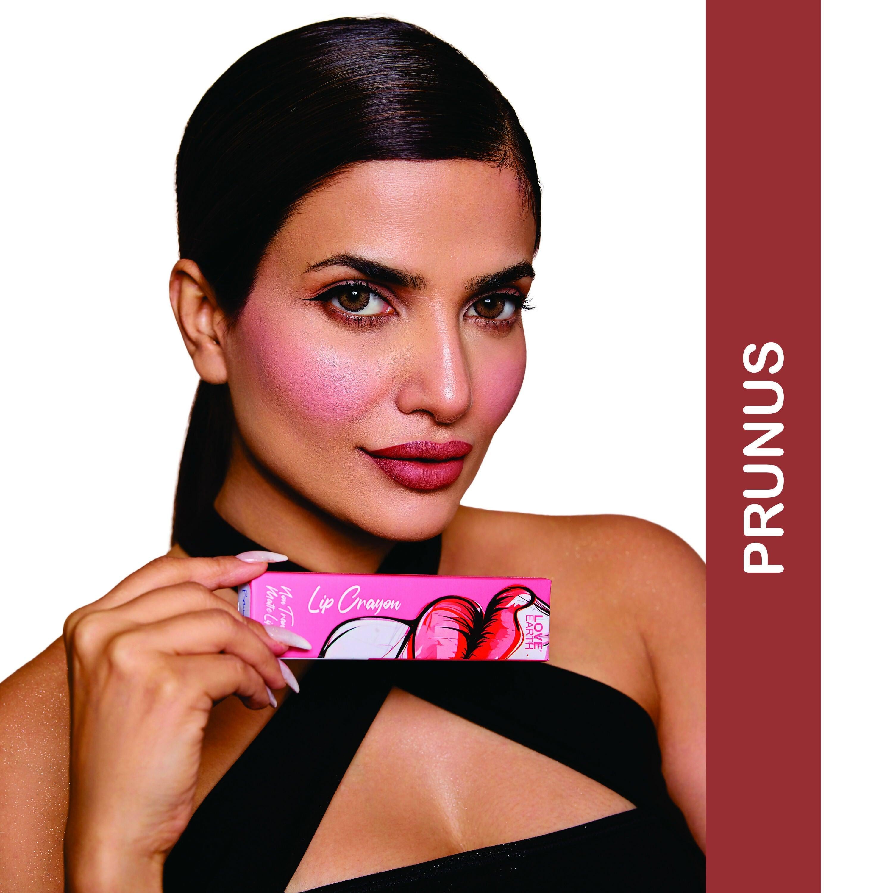 Love Earth Non Transfer Crayon Lipstick-Prunus