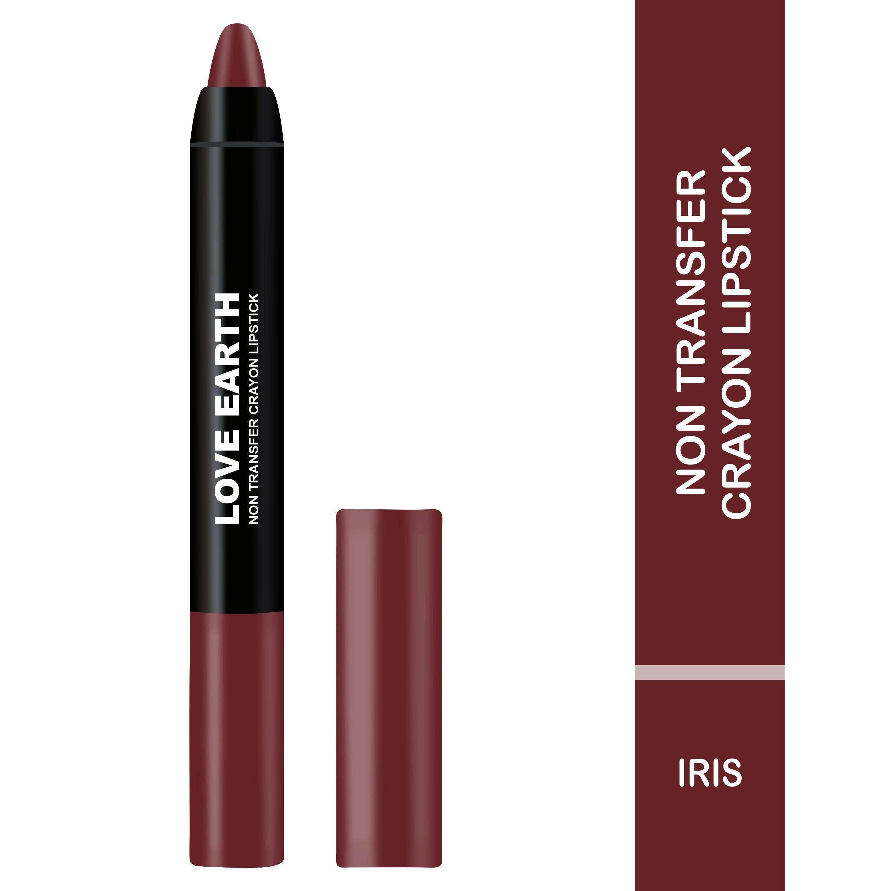 Love Earth Non Transfer Crayon Lipstick-Iris