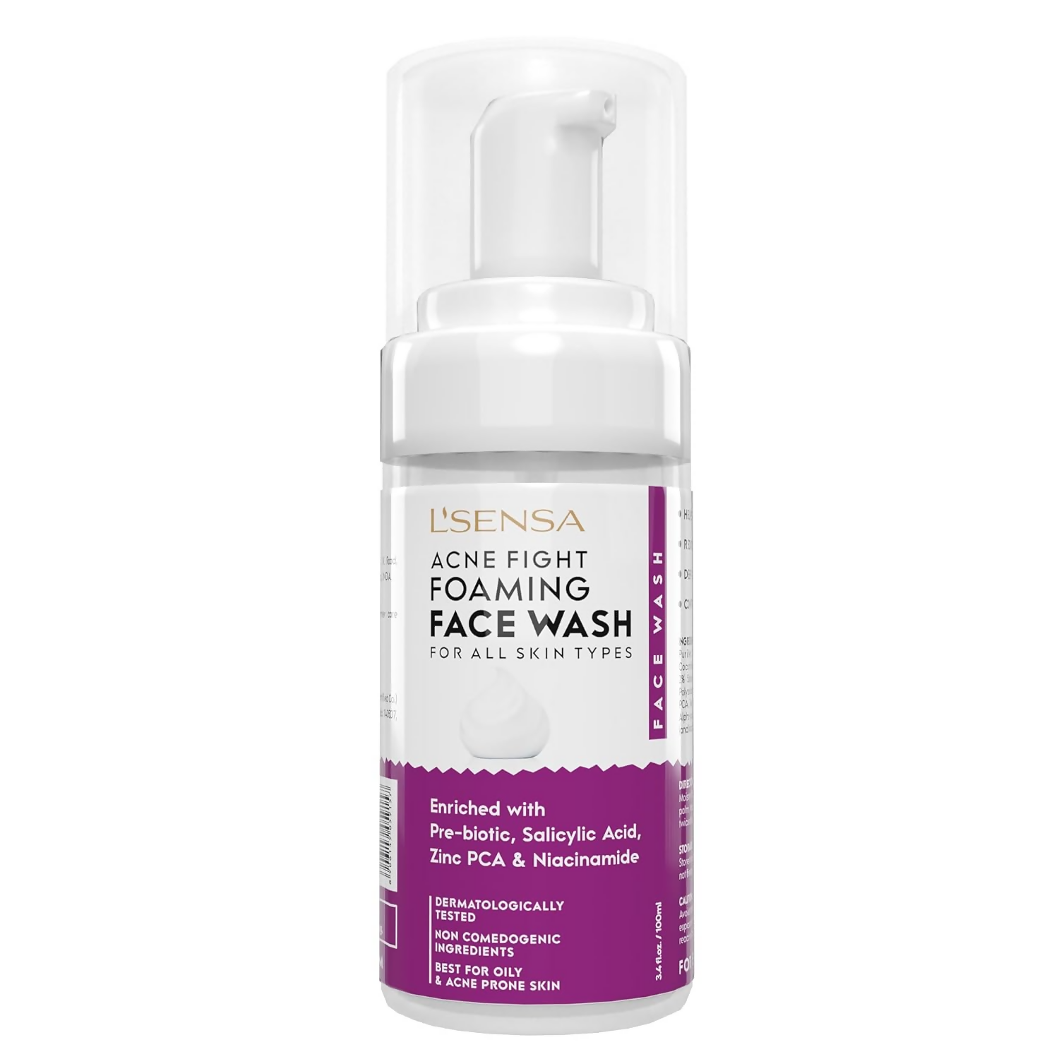 L'Sensa Foaming Face Wash For Acne And Pimples For All Skin Type