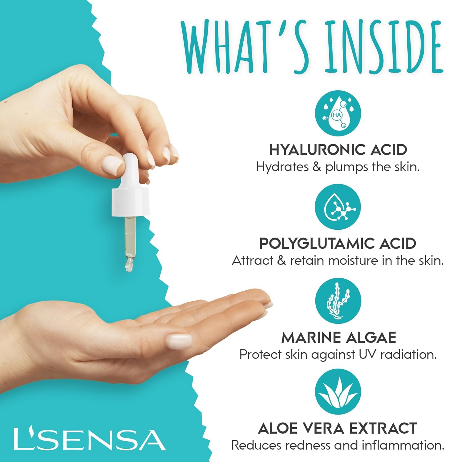 L'Sensa 2% Hyaluronic Serum For All Skin Types