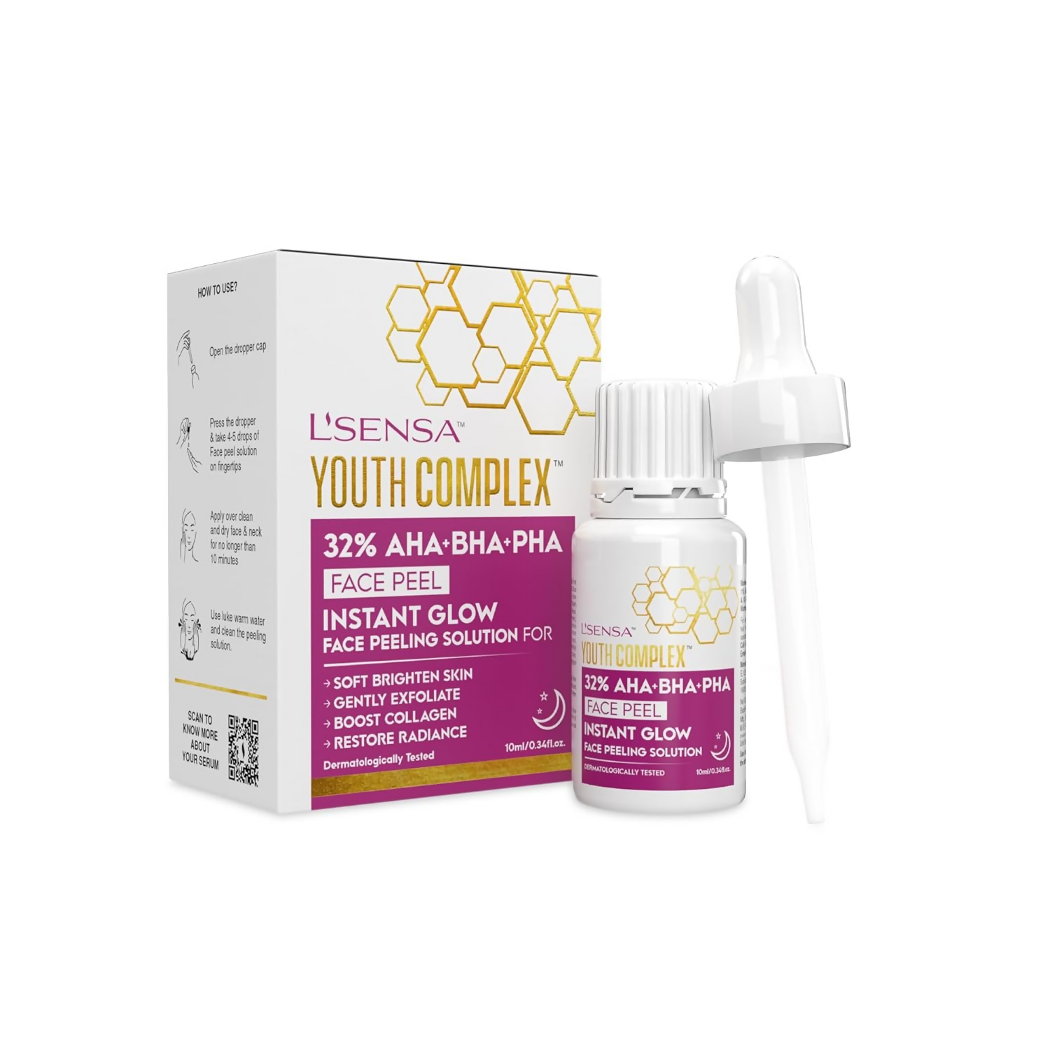 L'Sensa 32% AHA+BHA+PHA Serum For All Skin Types