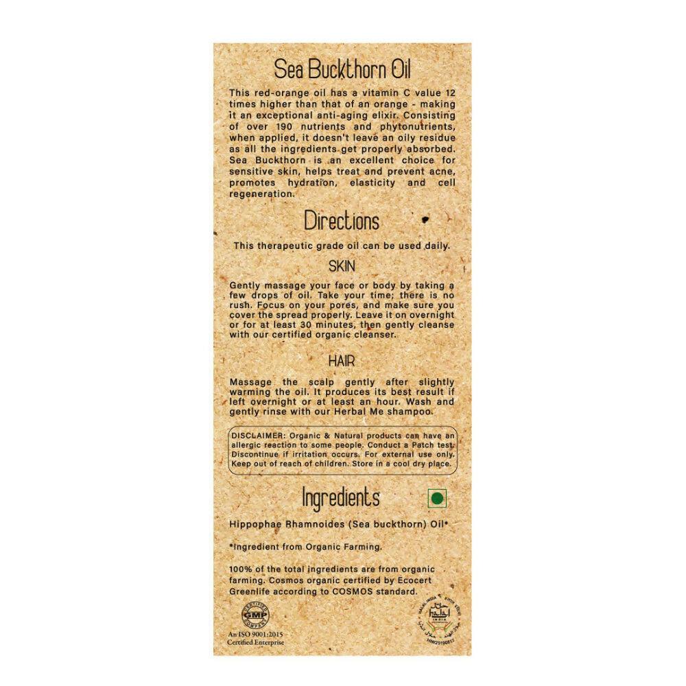 Herbal Me Cold Pressed Sea Buckthorn Oil