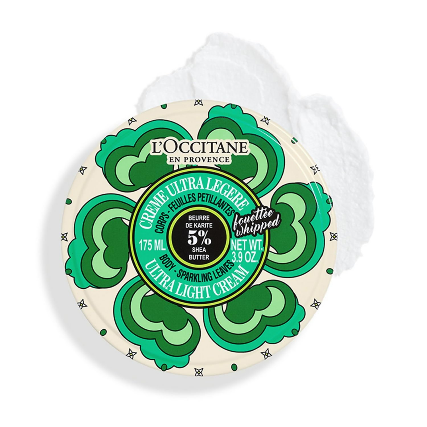 L'Occitane Sparkling Leaf Snow Sheer Body Cream