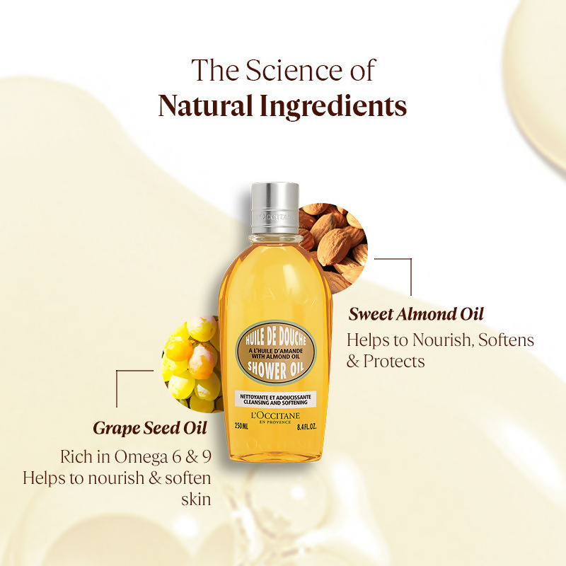 L'Occitane Cleansing & Softening Almond Shower Oil