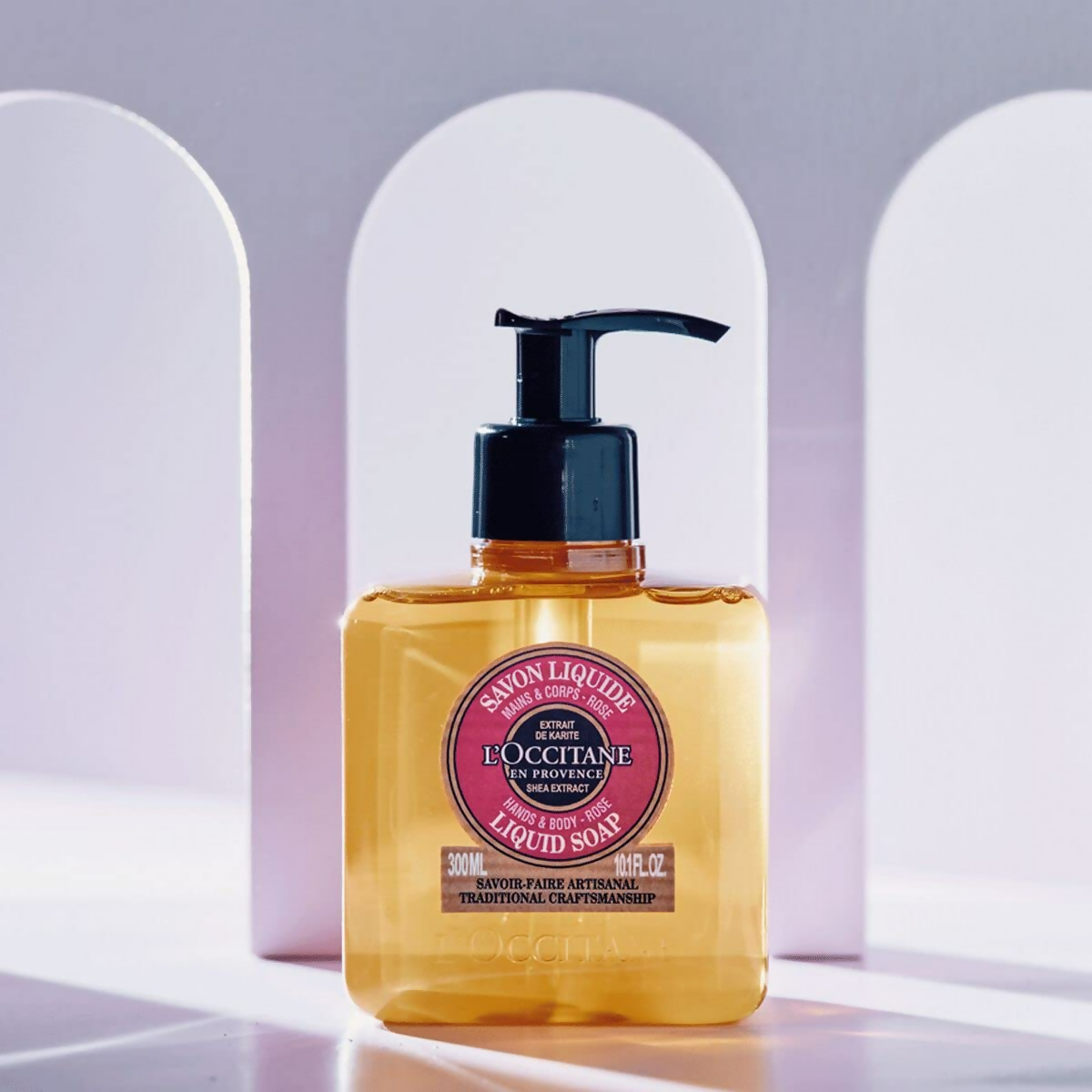 L'Occitane Shea Butter Rose Liquid Soap