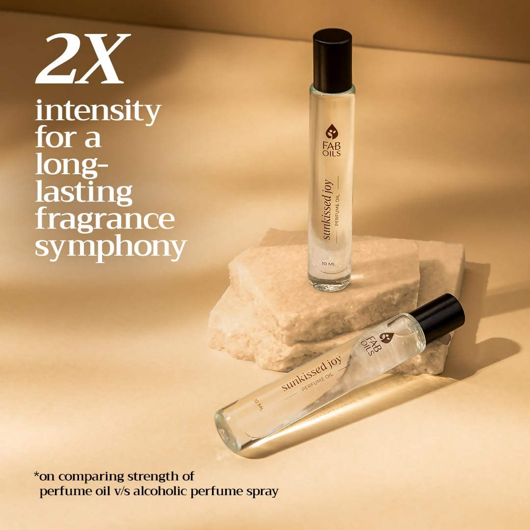 Fab Oils Sunkissed Joy Perfume Oil Citrus, Orange & Amber Blend