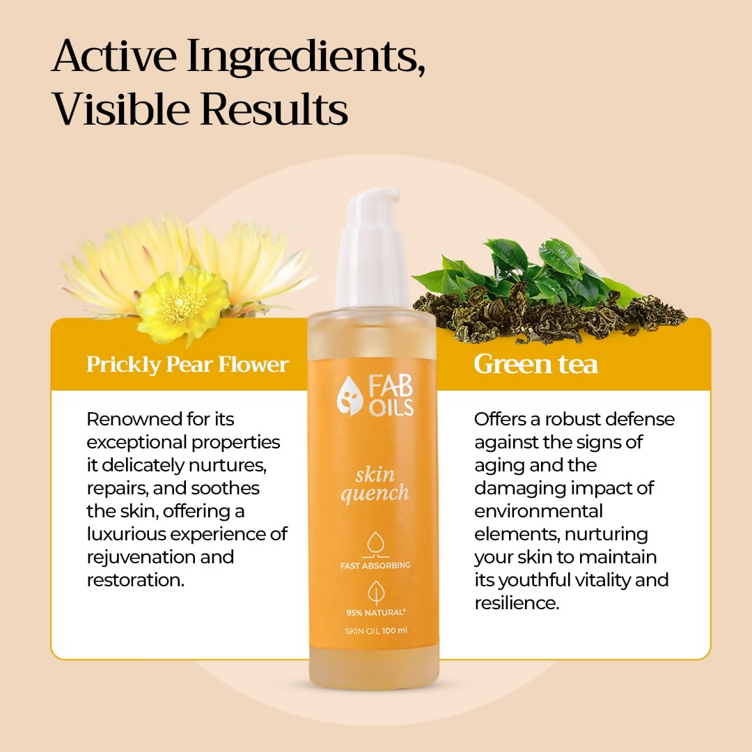 Fab Oils Skin Quench Body Oil For Daily Deep Hydration