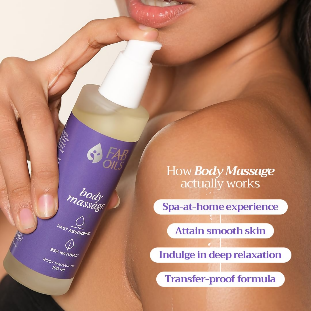 Fab Oils Body Massage Body Oil For Firm Skin & Relaxation