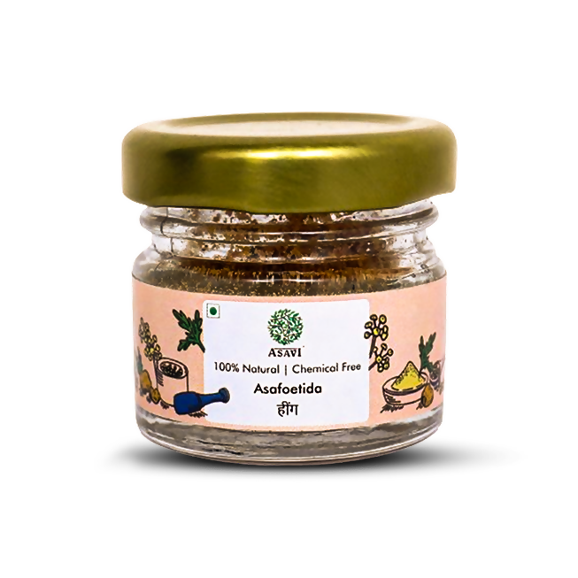 Asavi Handcrafted Natural Hathras Hing (Asafoetida)
