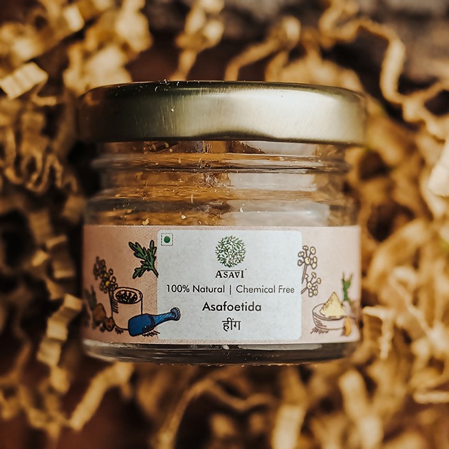 Asavi Handcrafted Natural Hathras Hing (Asafoetida)