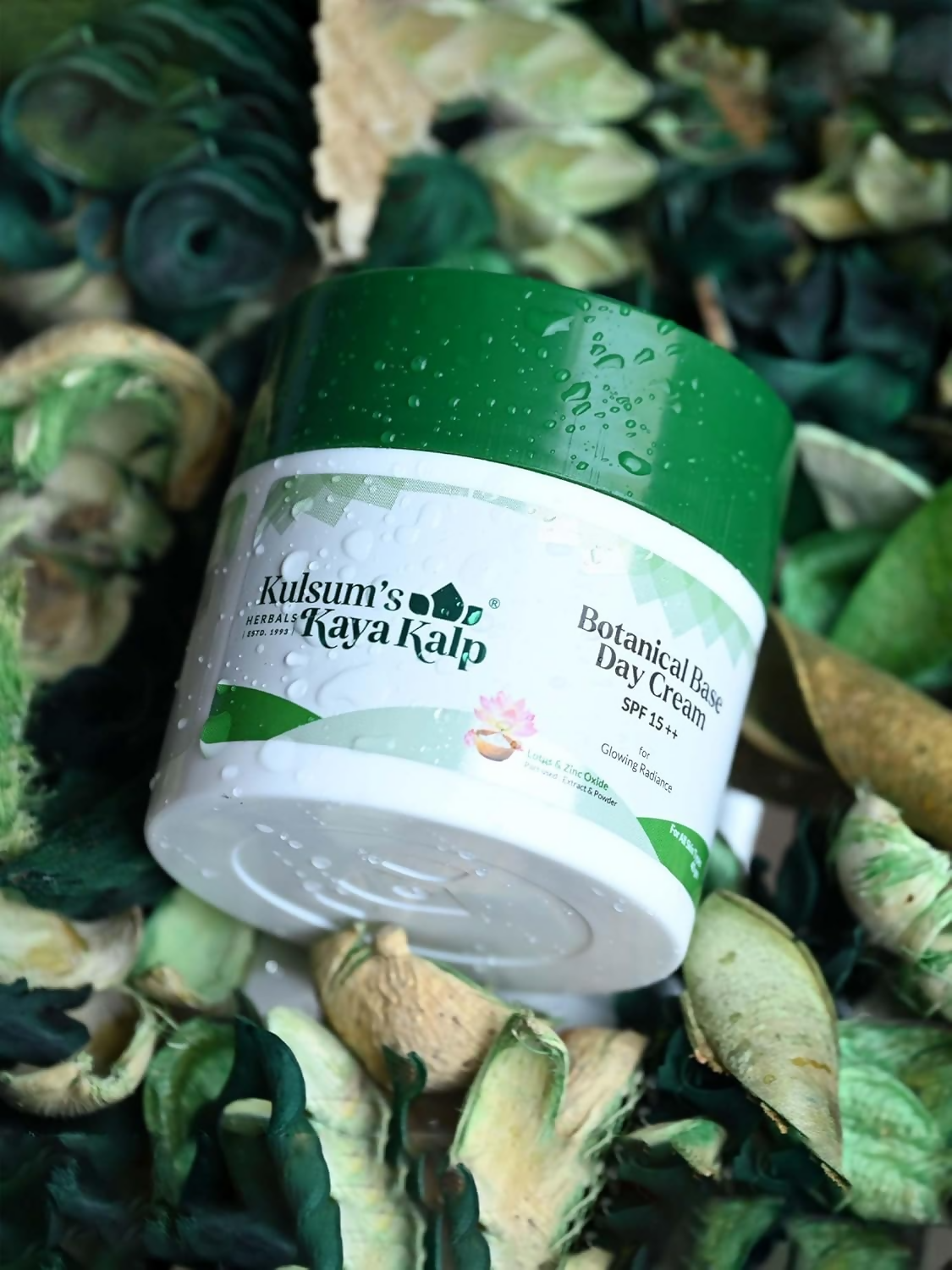 Kulsum's Kaya Kalp Botanical Base Day Cream SPF 15++ For Glowing Radiance