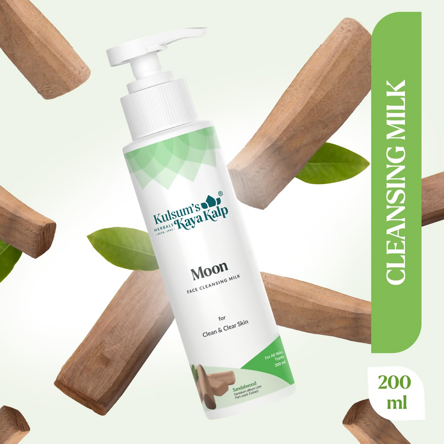 Kulsum's Kaya Kalp Moon Face Cleansing Milk For Clean & Clear Skin