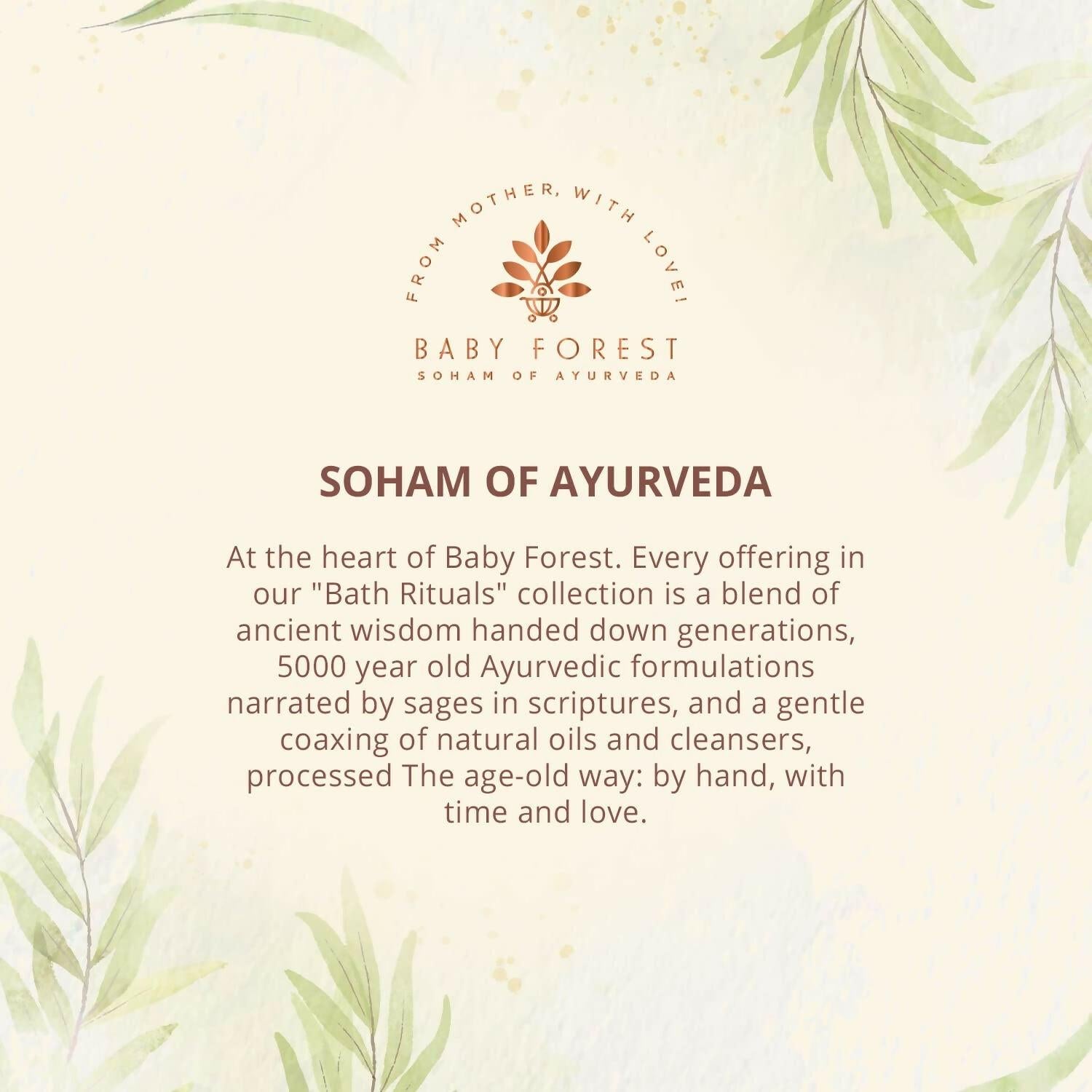 Baby Forest Nikhrae Kesh Baby Shampoo Contains 8 Ayurvedic Natural Essential Oils, Herbs, Flowers, Seeds oil